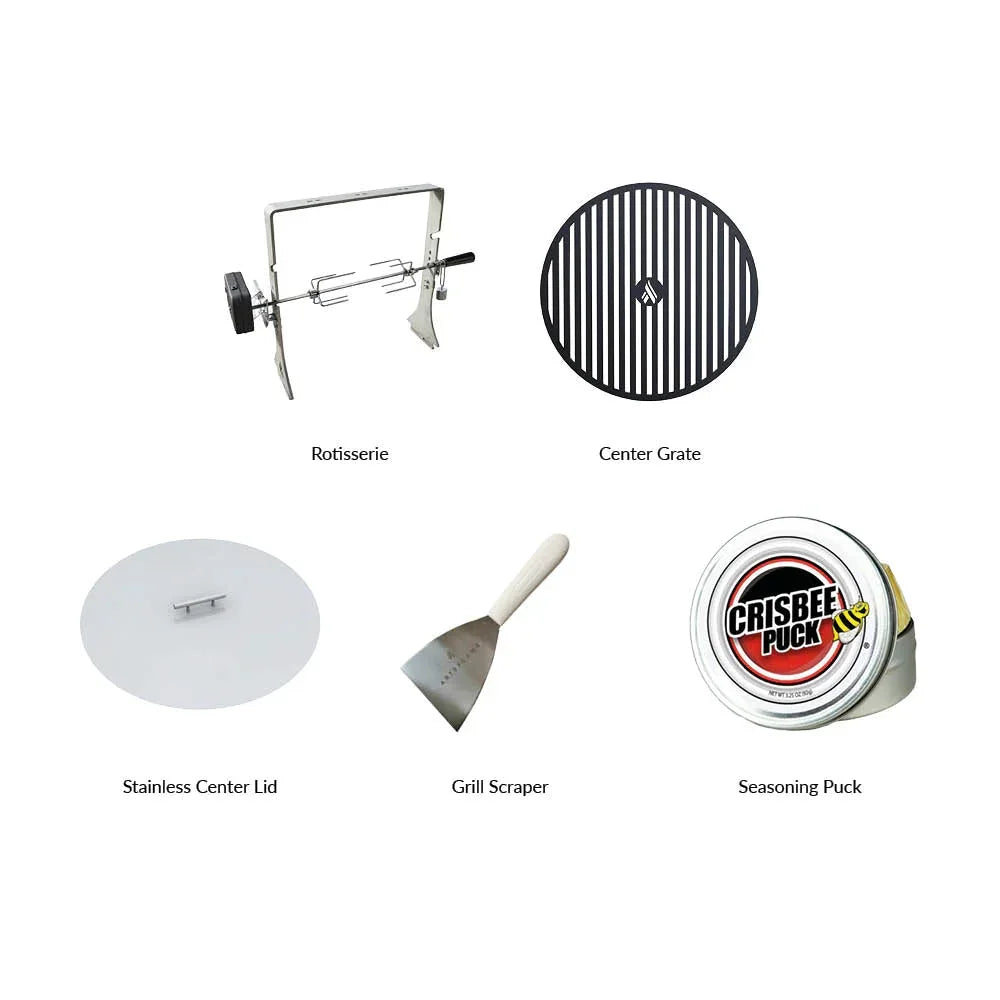 Arteflame 40″ Platinum Series — Stainless Fire Bowl Flat-Top Grill with Storage Base