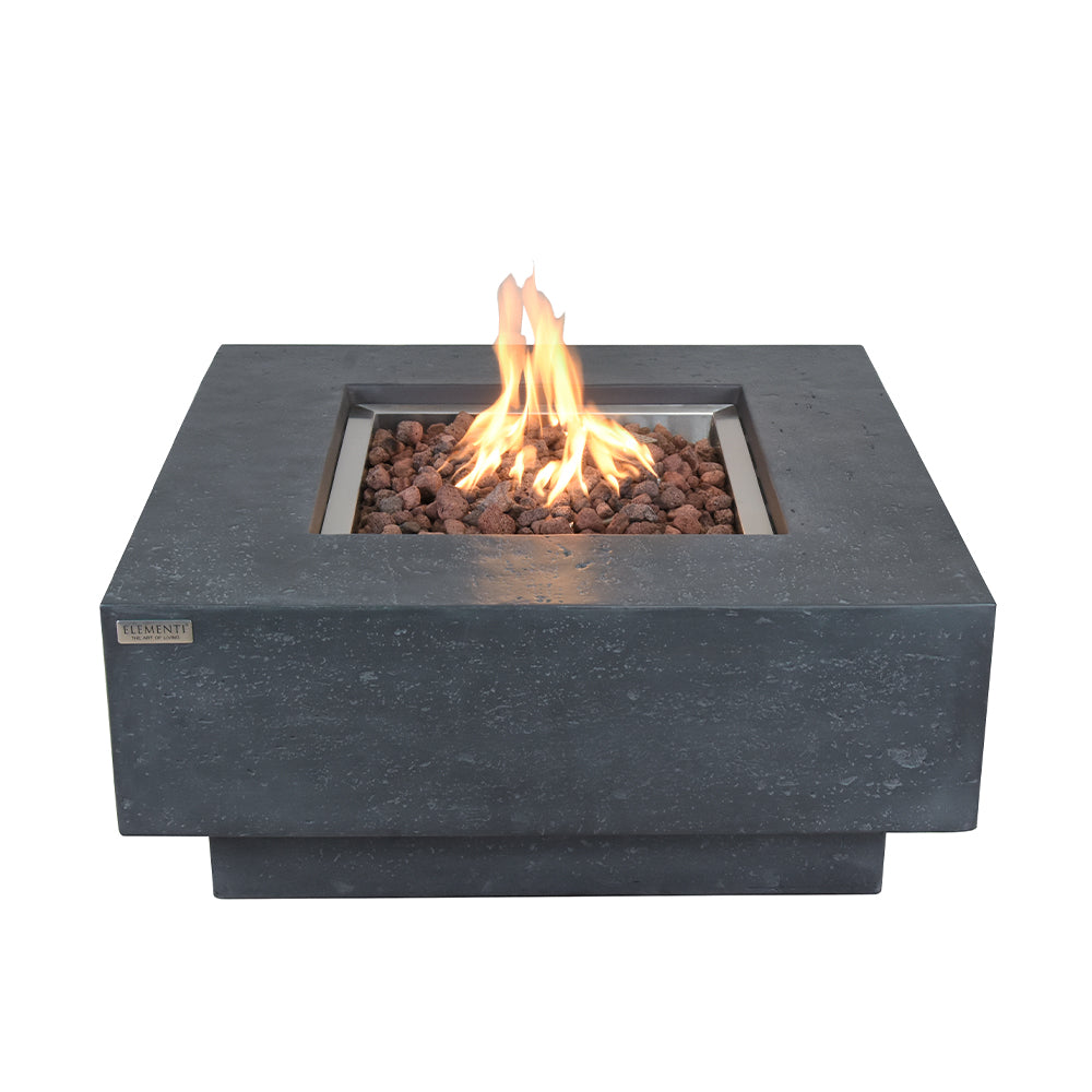 Manhattan Outdoor Fire Pit Table - Select Fuel Type