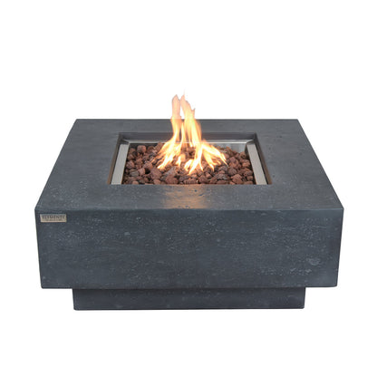 Manhattan Outdoor Fire Pit Table - Select Fuel Type