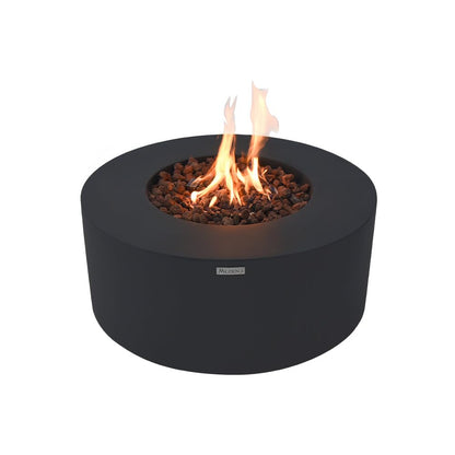 Venice Outdoor Firepit Table - 34 Inches - Select Fuel Type