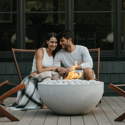 Chicago Lightweight Concrete Fire Bowl