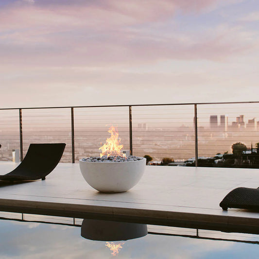 Chicago Lightweight Concrete Fire Bowl